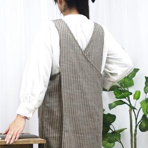 エプロン かぶるだけ おしゃれ 保育士 ワンピ...の詳細画像5