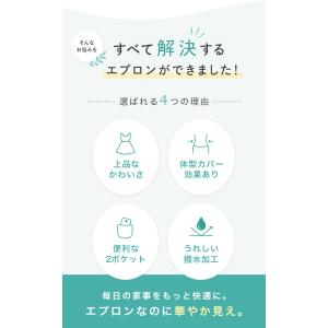 エプロン おしゃれ エプロンドレス カフェ ホ...の詳細画像2