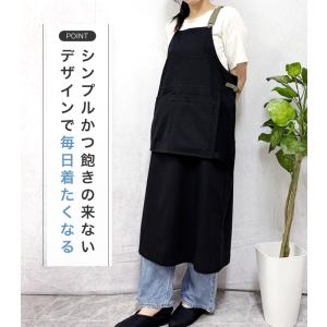 エプロン おしゃれ ロング 保育士 ワーク 7...の詳細画像5