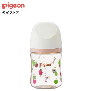 My母乳実感哺乳びん プラスチック(160ml)apple×ash pink×off white ピジョン pigeon