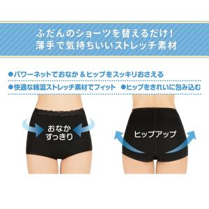 おなか+ヒップ すっきりショーツ グレー 産後...の詳細画像3
