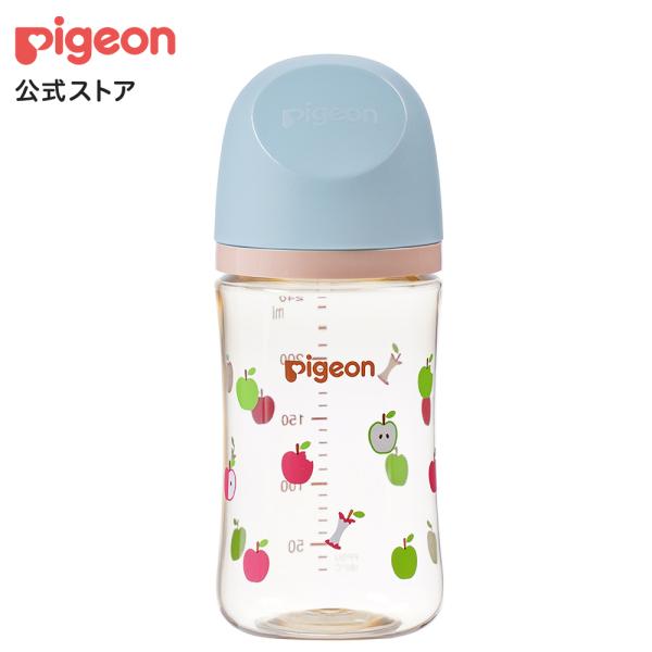 My母乳実感哺乳びん(240ml)apple×ash pink×baby blue