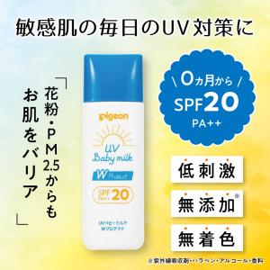 UVベビーミルク Wプロテクト SPF20 ベ...の詳細画像1