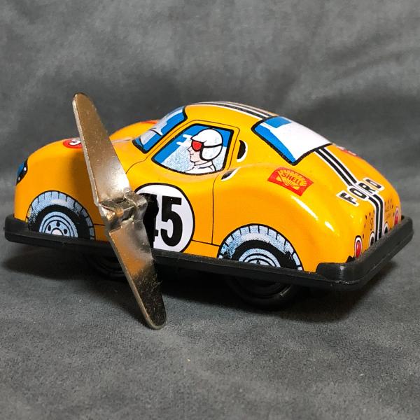 ★三幸製作所 3吋 ゼンマイターン ブリキモデル（フォードGT40) WIND-UP Turn Fo...