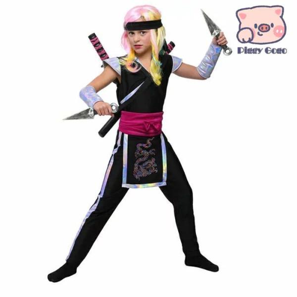 衣装 キッズ 忍者 武士 暗殺者  男の子 仮装 舞台 ステージ コスチューム パーティー イベント...