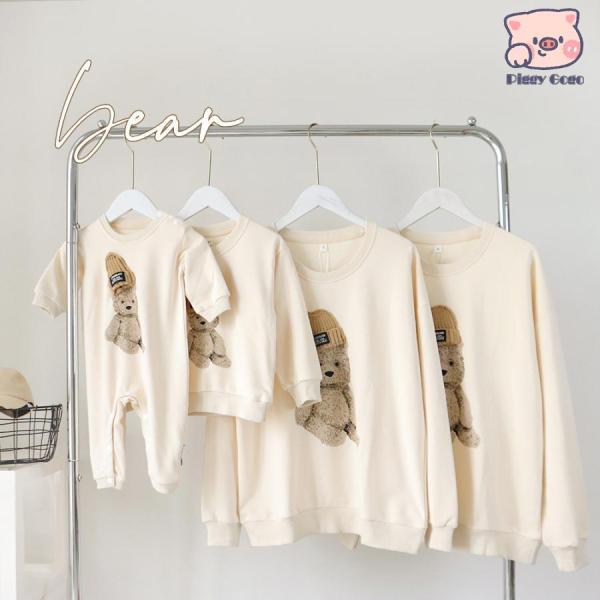 親子ペアルック 赤ちゃん トレーナー 長袖 家族お揃いコーデ 親子コーデ リンクコーデ ユニセックス...