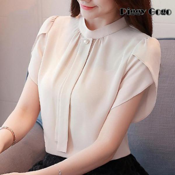 ブラウス レディース 40代 春夏新作 オシャレブラウス 白シフォンシャツ 半袖トップス フレア袖ブ...