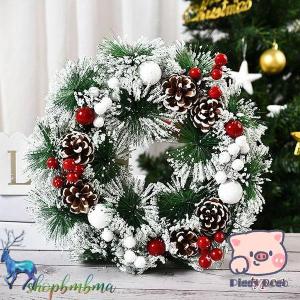 爆買 クリスマスリース 壁掛け 北欧 玄関 ナ...の詳細画像2