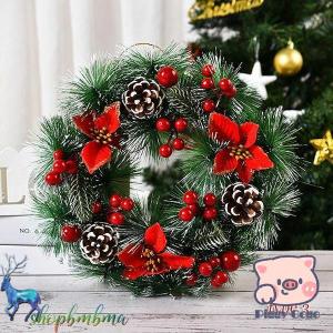 爆買 クリスマスリース 壁掛け 北欧 玄関 ナ...の詳細画像4