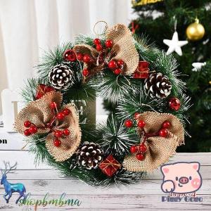 爆買 クリスマスリース 壁掛け 北欧 玄関 ナ...の詳細画像5