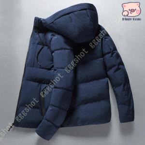 ダウンジャケット メンズ フード 軽量 冬 中綿 ダウン コート 防寒