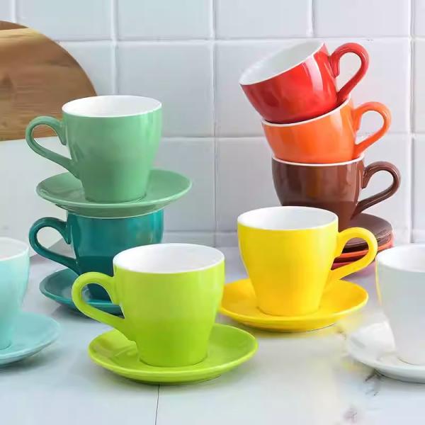 マグ 皿 コーヒーカップ ソーサーセット 陶器 来客用 ギフト 贈り物 おしゃれ マグカップ 焼きも...