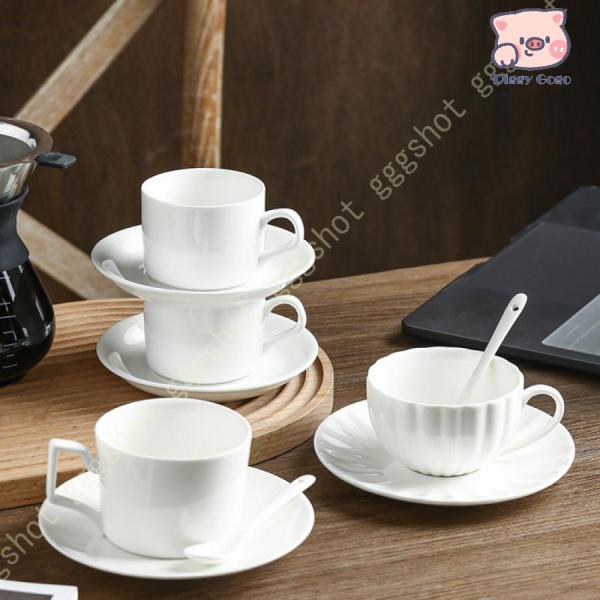カップ ソーサーにも モーニング オシャレ シンプル 白 カフェ 可愛い パン皿 デザートプレート ...