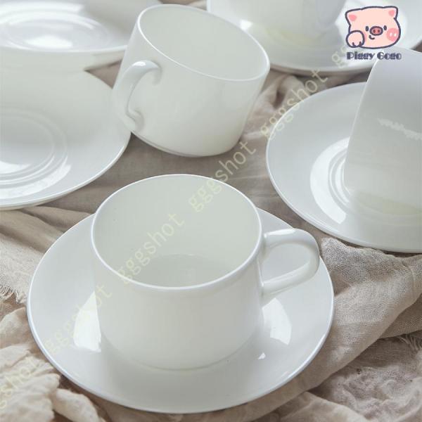 カップ ソーサーにも モーニング オシャレ シンプル 白 カフェ 可愛い パン皿 デザートプレート ...