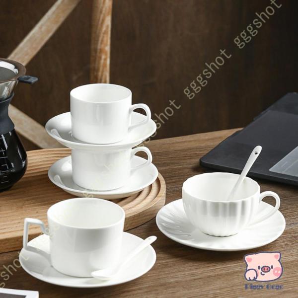 カップ ソーサーにも モーニング オシャレ シンプル 白 カフェ 可愛い パン皿 デザートプレート ...