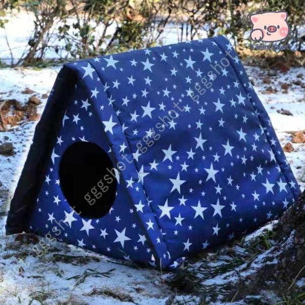 ペットハウス 犬小屋 猫小屋 野良猫 野良犬 猫テント 猫ハウス 屋外 防水 防寒 暖かい 外猫ハウ...