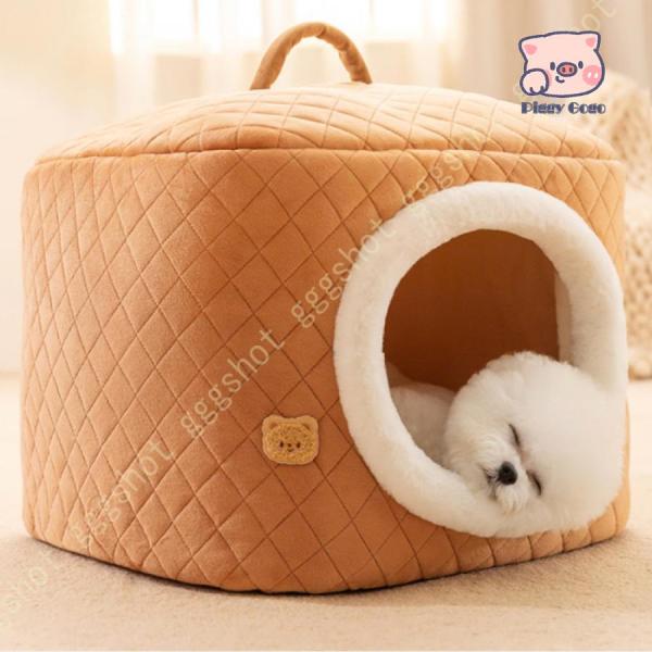 ペットベッド 猫ベッド 猫ハウス ドーム型 クッション 洗える ふわふわ 小型犬 滑り止め かわいい...