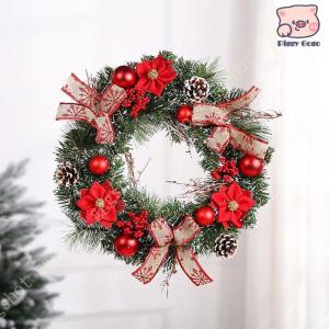 リース クリスマスリース Xmas ナチュラル 松ぼっくり : デザイン