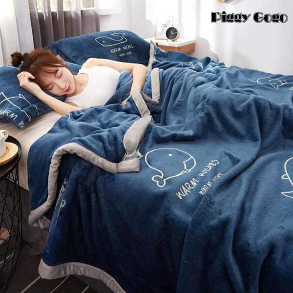 毛布 ブランケット ひざ掛け シングル フランネル マイクロファイバー あったか タオルケット ふん...