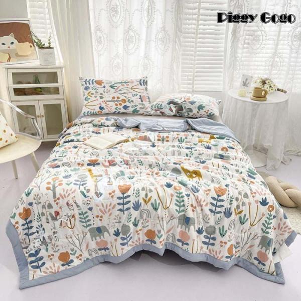 夏用肌掛け布団 シングル 夏用 接触冷感 綿100% 空調夏布団 冷感ケット 150×200cm 軽...