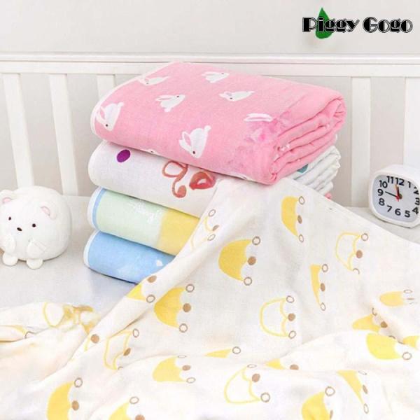 ガーゼケット タオル お昼寝マット ベビーバス おくるみ やわらか 6重 綿毛布 出産祝い 白 6重...