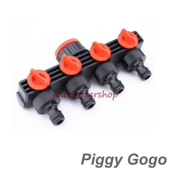 蛇口 4分岐蛇口 ホース分岐継手 ワンタッチコネクタ ガーデン 園芸 散水パーツ 水道 分岐 灌漑用