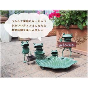 メタルフロッグトレー 4734 カエル 置物 ...の詳細画像3