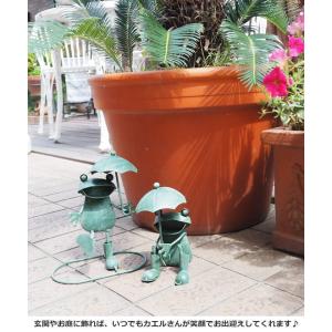 カエル 置物 雑貨 ブリキ 蛙 縁起 かえる ...の詳細画像2