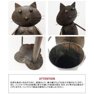 傘立て 猫 置物 大きい ブリキ ねこ ネコ ...の詳細画像3
