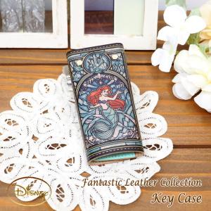 Disney 即出荷 キーケース 本革 レディース スマートキー 革
