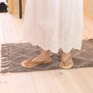 リサイクルコットンサンダル 鼻緒 レディース ...の詳細画像2