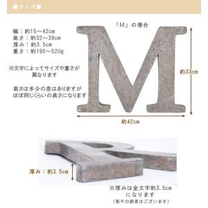 アルファベット オブジェ 大きい 文字 パーツ...の詳細画像2