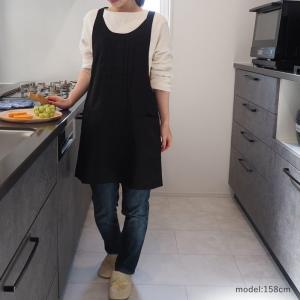チュニック エプロン ワンピース おしゃれ ナ...の詳細画像4