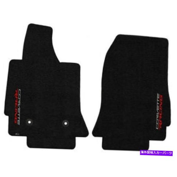 フロアマット 2019年C7コルベットへ/ CORVETTE RACINGロゴフィット2014ワット...