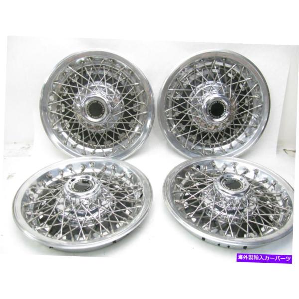 Wheel Covers Set of 4 NOS OEM GMは14" ワイヤーホイールハブキャッ...