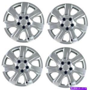Wheel Covers Set of 4 トヨタプリウスVのための4シルバー16