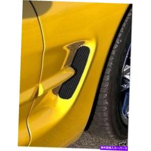 Side Fender Grille 14-19コルベットC7 Z06フロントバンパーサイド