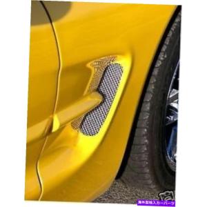 Side Fender Grille 14-19コルベットC7 Z06フロントバンパーサイド