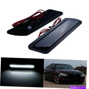Side Marker BMW F30 F31バンパーリフレクターランプ白色LEDサイド 