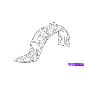 Fender Liner Splash OEM NEW 2004-2009マツダ3右マッドガードフェ...