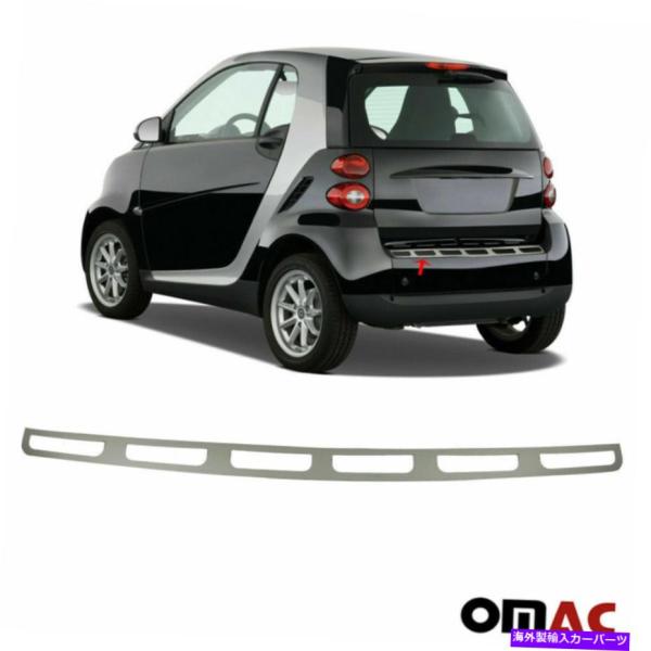 Cover Rear Trunk はめあいスマートフォーツー2008-2015クロームリアバンパーガ...