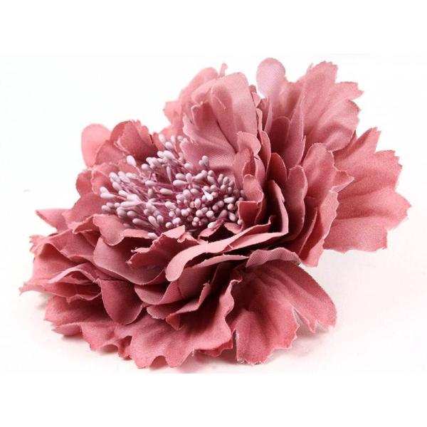 カラフルフラワーコサージュ#アクセサリー#造花#髪飾りにも#バイオレット