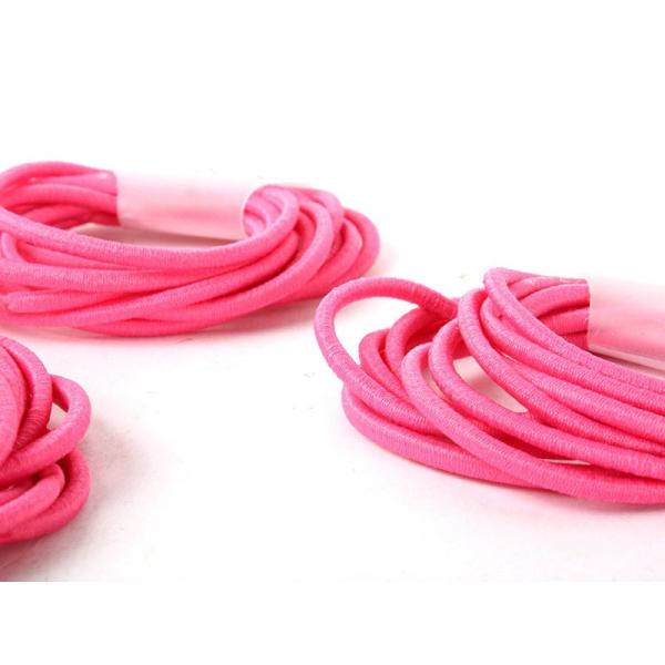 子供 女子 カラフル ヘアゴム 髪飾り ヘアアレンジ ヘアアップ 30個入り#ローズ