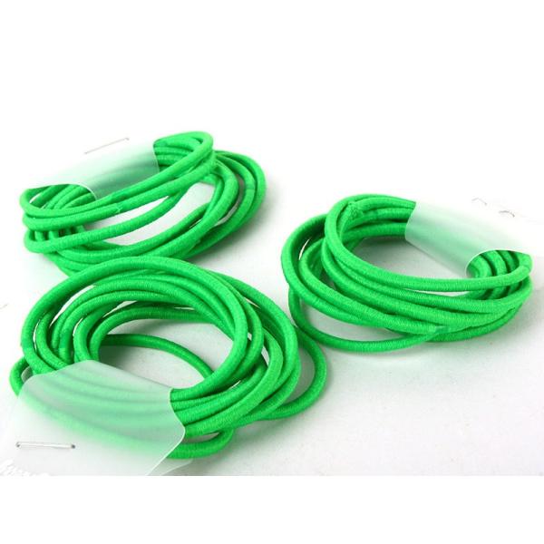 子供 女子 カラフル ヘアゴム 髪飾り ヘアアレンジ ヘアアップ 30個入り#グリーン