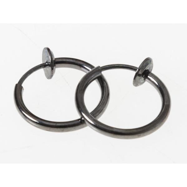 レディースファッション シンプル リング形 ピアス イヤーカフ イヤリング 挟むタイプ 2個セット#...