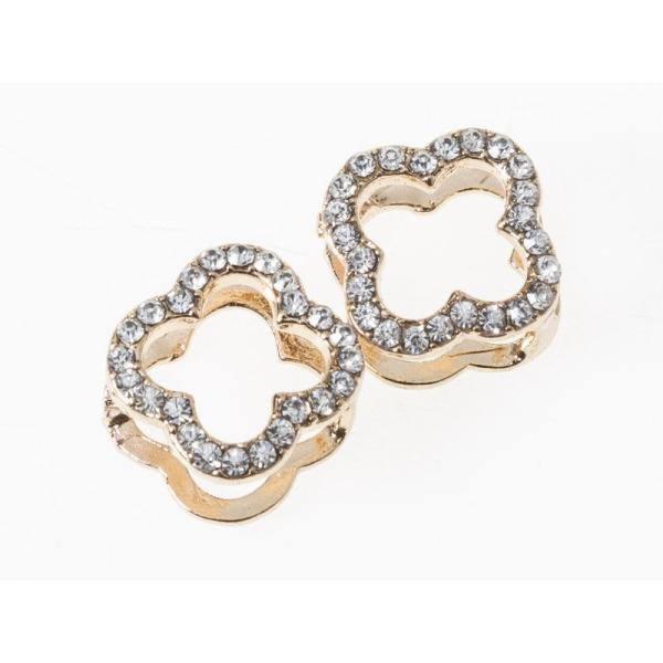 レディースファッション ピアス イヤーカフ イヤリング 2層タイプ 挟むタイプ 2個セット ラインス...