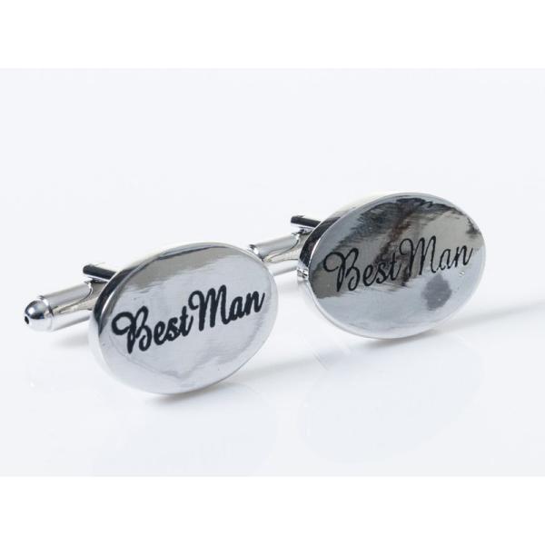 メンズファッション 正装 スーツ シンプル カフスボタン カフリンクス#BEST MAN