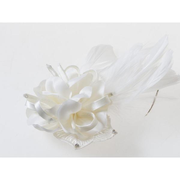 正装 フォーマル 造花 ブローチ コサージュ 胸花 ピン付 パーティー 結婚式 イベントなど#オフホ...