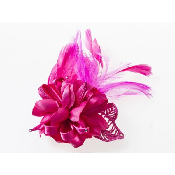 正装 フォーマル 造花 ブローチ コサージュ 胸花 ピン付 パーティー 結婚式 イベントなど#ローズ