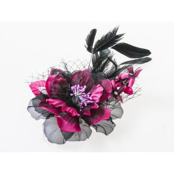 正装 フォーマル 造花 ブローチ コサージュ 胸花 ピン付 パーティー 結婚式 イベントなど#ローズ...